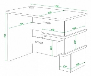 Стол письменный Домино СД-15С в Кудымкаре - kudymkar.mebel24.online | фото 4