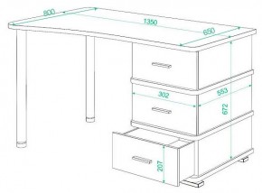 Стол письменный Домино СД-35 в Кудымкаре - kudymkar.mebel24.online | фото 2