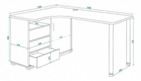 Стол письменный Домино СР-145СМ в Кудымкаре - kudymkar.mebel24.online | фото 5