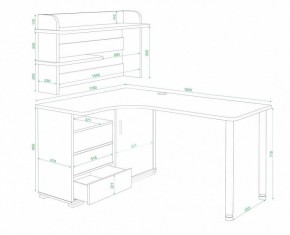 Стол письменный Домино СР-165СМ в Кудымкаре - kudymkar.mebel24.online | фото 2