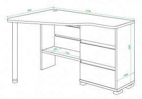 Стол письменный Домино СР-322С в Кудымкаре - kudymkar.mebel24.online | фото 2