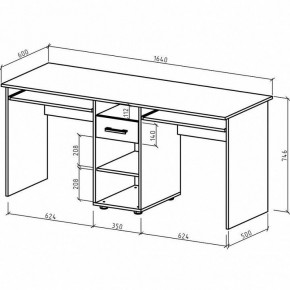 Стол письменный Остин в Кудымкаре - kudymkar.mebel24.online | фото 3