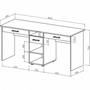 Стол письменный Остин-7Я в Кудымкаре - kudymkar.mebel24.online | фото 2