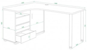 Стол письменный СР-145СМ в Кудымкаре - kudymkar.mebel24.online | фото 2