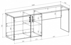 Стол письменный Виктория ВИ-13 в Кудымкаре - kudymkar.mebel24.online | фото 4