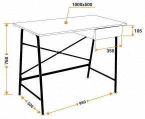 Стол письменный WD-12 в Кудымкаре - kudymkar.mebel24.online | фото 10