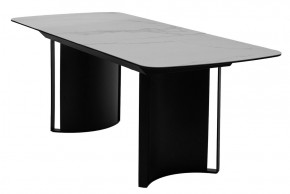 Стол RASMUS 160 TL-45 Белый мрамор, испанская керамика / черный каркас, ®DISAUR в Кудымкаре - kudymkar.mebel24.online | фото 4