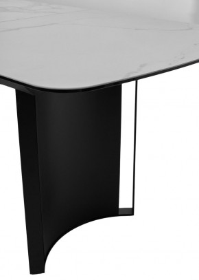 Стол RASMUS 160 TL-45 Белый мрамор, испанская керамика / черный каркас, ®DISAUR в Кудымкаре - kudymkar.mebel24.online | фото 7
