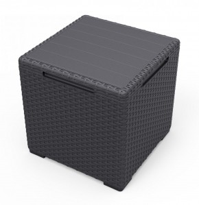 Стол с функцией хранения Виго (Vigo storage box) графит в Кудымкаре - kudymkar.mebel24.online | фото 2