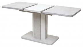 Стол STORK 120 Белый бетон/ Белый М-City в Кудымкаре - kudymkar.mebel24.online | фото 3