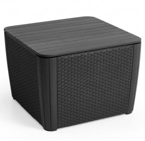 Стол-сундук Лузон Плюс (Luzon Plus Flat Wicker), графит в Кудымкаре - kudymkar.mebel24.online | фото 3