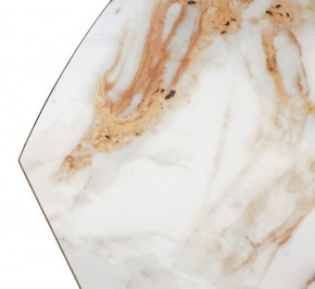 Стол TERAMO 135 GLOSS GRAND JADE SOLID CERAMIC, керамика, поворотн.механизм / Черный каркас, ®DISAUR в Кудымкаре - kudymkar.mebel24.online | фото 13