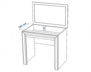 Стол туалетный Нобиле СтТ-70 в Кудымкаре - kudymkar.mebel24.online | фото 2