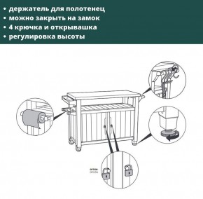 Столик для барбекю 207 Л (Unity XL 207L) в Кудымкаре - kudymkar.mebel24.online | фото 9
