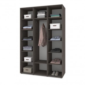 СТОУН С32 Шкаф 3-х створчатый (камень темный/ирландский дуб) в Кудымкаре - kudymkar.mebel24.online | фото 3