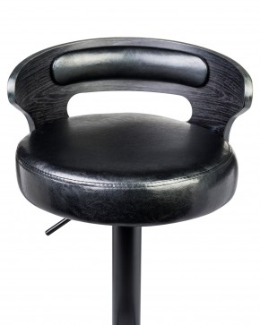Стул барный DOBRIN FRED BLACK, чёрное дерево, чёрный в Кудымкаре - kudymkar.mebel24.online | фото 5