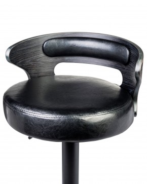 Стул барный DOBRIN FRED BLACK, чёрное дерево, чёрный в Кудымкаре - kudymkar.mebel24.online | фото 6