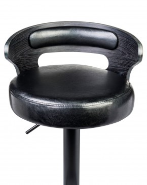 Стул барный DOBRIN FRED BLACK, чёрное дерево, чёрный в Кудымкаре - kudymkar.mebel24.online | фото 8