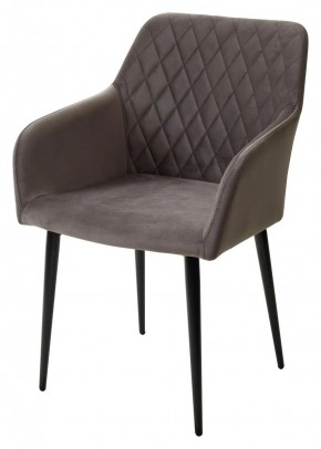 Стул BRANDY-X ГРАФИТ #14, велюр / черный каркас М-City в Кудымкаре - kudymkar.mebel24.online | фото 1