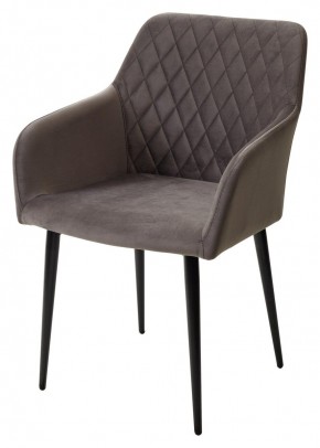 Стул BRANDY-X ГРАФИТ #14, велюр / черный каркас М-City в Кудымкаре - kudymkar.mebel24.online | фото 4