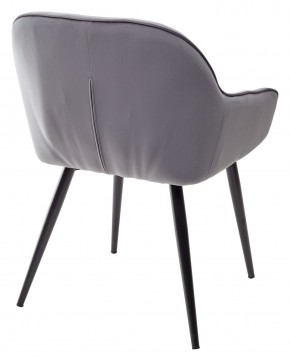 Стул BREEZE BLUVEL-14 GREY, велюр / черный каркас М-City в Кудымкаре - kudymkar.mebel24.online | фото 2