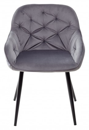 Стул BREEZE BLUVEL-14 GREY, велюр / черный каркас М-City в Кудымкаре - kudymkar.mebel24.online | фото 5