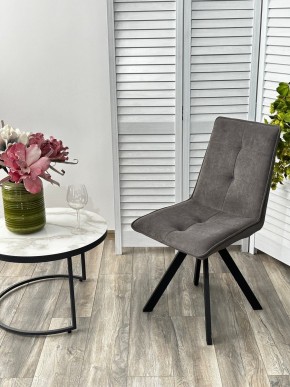 Стул BRONX, 360 град. поворот. B28 Темно-серый, велюр / черный каркас, М-City в Кудымкаре - kudymkar.mebel24.online | фото 4