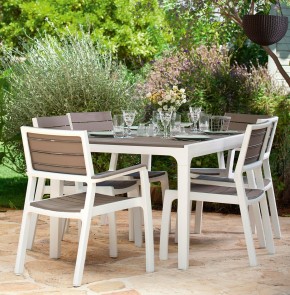 Стул c подлокотниками Гармония (Harmony armchair) белый-капучино в Кудымкаре - kudymkar.mebel24.online | фото 3
