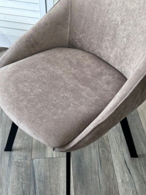 Стул CASA, 360 град. поворот. B5 Капучино, велюр / черный каркас,М-City в Кудымкаре - kudymkar.mebel24.online | фото 3