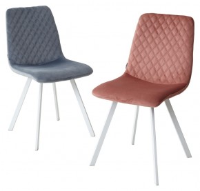 Стул DAIQUIRI BLUVEL-52 PINK / белый каркас, велюр М-City в Кудымкаре - kudymkar.mebel24.online | фото 2