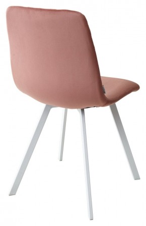 Стул DAIQUIRI BLUVEL-52 PINK / белый каркас, велюр М-City в Кудымкаре - kudymkar.mebel24.online | фото 3