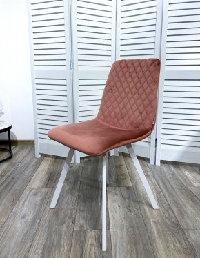 Стул DAIQUIRI BLUVEL-52 PINK / белый каркас, велюр М-City в Кудымкаре - kudymkar.mebel24.online | фото 7
