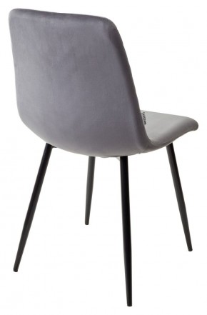Стул DUKE BLUVEL-14 GREY, велюр / черный каркас М-City в Кудымкаре - kudymkar.mebel24.online | фото 3