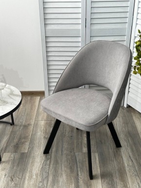 Стул DUNA 360 град. поворот. B22 Серый, велюр / черный каркас, М-City в Кудымкаре - kudymkar.mebel24.online | фото 8
