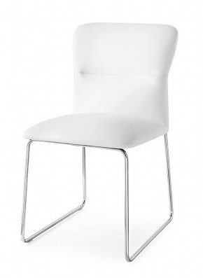 Стул FRIDA CB/1806-SK  MT.P77 CHROMED/  SKUBA S92 OPTIC WHITE в Кудымкаре - kudymkar.mebel24.online | фото 1