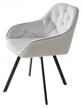 Стул GALE 360 град. поворот. BLUVEL-03 LIGHT GREY, велюр/ черный каркас, М-City в Кудымкаре - kudymkar.mebel24.online | фото 5
