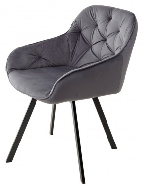 Стул GALE 360 град. поворот. BLUVEL-14 GREY, велюр/ черный каркас, М-City в Кудымкаре - kudymkar.mebel24.online | фото 5
