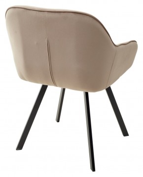 Стул GALE 360 град. поворот. BLUVEL-40 BEIGE, велюр/ черный каркас, М-City в Кудымкаре - kudymkar.mebel24.online | фото 4