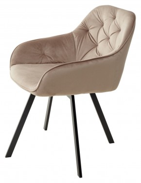 Стул GALE 360 град. поворот. BLUVEL-40 BEIGE, велюр/ черный каркас, М-City в Кудымкаре - kudymkar.mebel24.online | фото 5