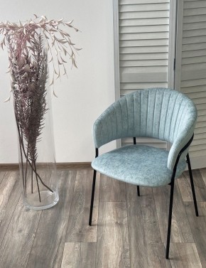 Стул ГЕММА, цвет RAIN 7 breeze, велюр / черный каркас М-City в Кудымкаре - kudymkar.mebel24.online | фото 4