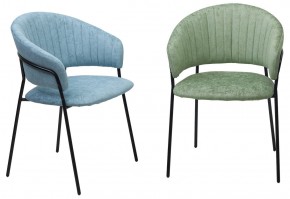 Стул ГЕММА, цвет RAIN 7 breeze, велюр / черный каркас М-City в Кудымкаре - kudymkar.mebel24.online | фото 6