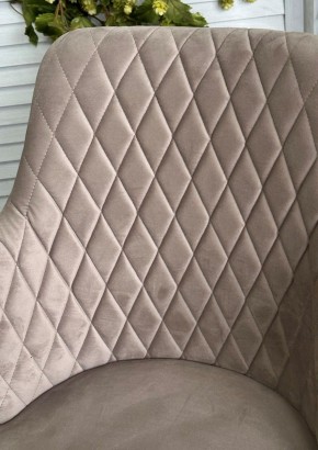 Стул HERMAN 360 град. ЛАТТЕ #25, велюр / белый каркас М-City в Кудымкаре - kudymkar.mebel24.online | фото 3