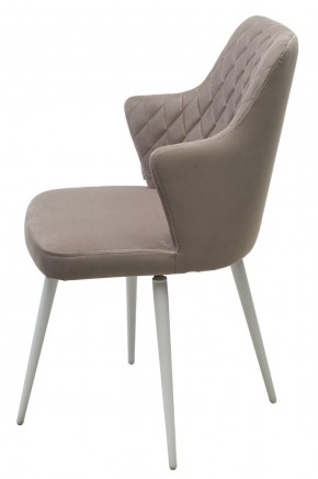 Стул HERMAN 360 град. ЛАТТЕ #25, велюр / белый каркас М-City в Кудымкаре - kudymkar.mebel24.online | фото 6