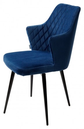 Стул HERMAN 360 град. СИНИЙ #29, велюр / черный каркас М-City в Кудымкаре - kudymkar.mebel24.online | фото 4
