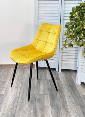 Стул MIAMI G062-20 желтый, велюр / черный каркас М-City в Кудымкаре - kudymkar.mebel24.online | фото 5