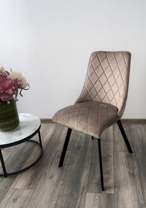 Стул TYCOON BLUVEL-40 бежевый, велюр М-City в Кудымкаре - kudymkar.mebel24.online | фото 2