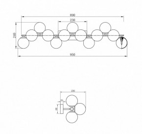 Светильник на штанге Maytoni Dallas MOD547WL-13CH в Кудымкаре - kudymkar.mebel24.online | фото 3