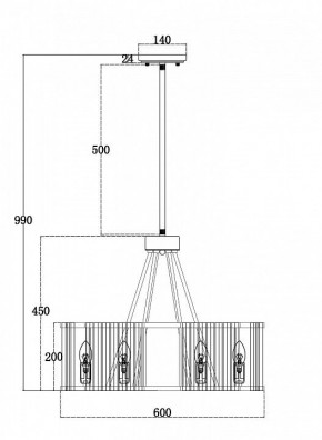 Светильник на штанге Maytoni Solar MOD087PL-06G в Кудымкаре - kudymkar.mebel24.online | фото 4