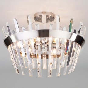 Светильник на штанге TK Lighting Steccato 10111/5 сатин-никель/прозрачный хрусталь Strotskis в Кудымкаре - kudymkar.mebel24.online | фото 1