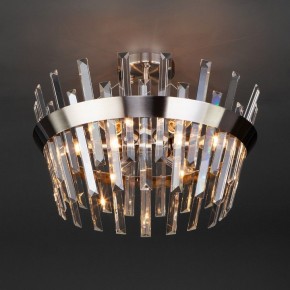 Светильник на штанге TK Lighting Steccato 10111/5 сатин-никель/прозрачный хрусталь Strotskis в Кудымкаре - kudymkar.mebel24.online | фото 3